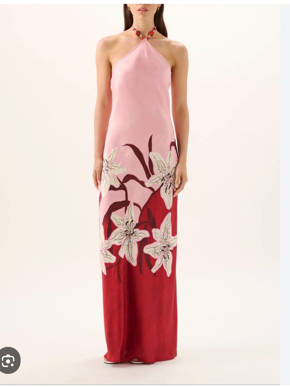 ROAME Tallulah Halter dress Liliana print
